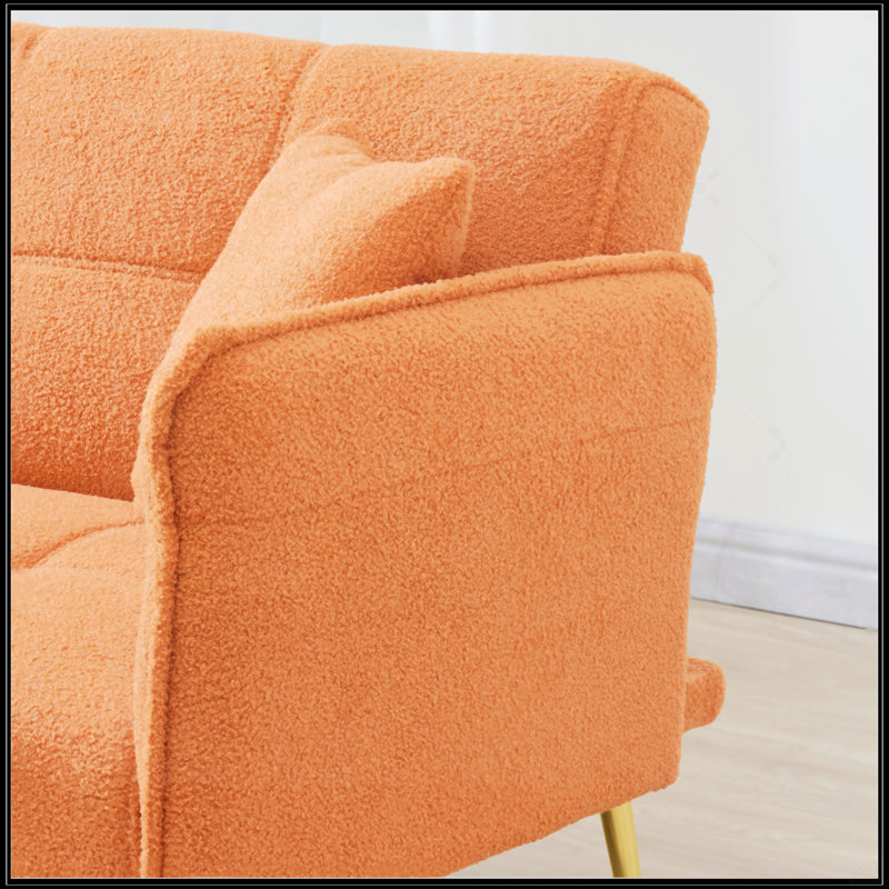 Canapé-lit convertible Teddy, Orange