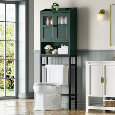 Armoire de rangement en bois manufacturé Ancilin