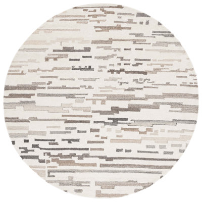 Kebbie Hand Tufted Wool Pile Abstract Rug