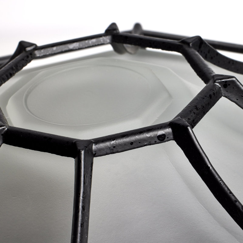 Luminaire d'extérieur à cloison Camryn, Incandescent, Noir texturé