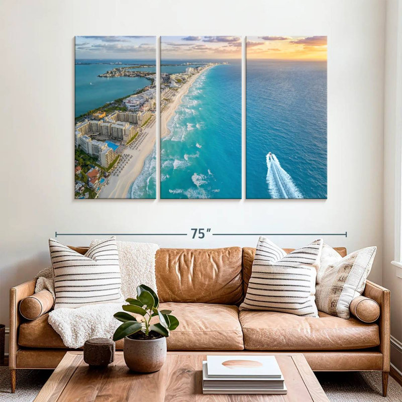 Gillard Exquisite Cancun Beach, 36" H x 57" W