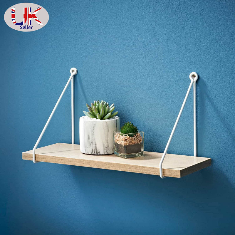Addre Floating Shelf, 20cm H x 40cm W x 15cm D, Oak