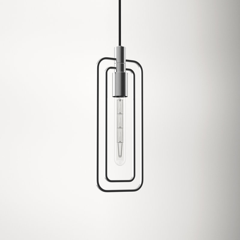 Jesper 1 - Light Unique/Statement Pendant, Polished Nickel