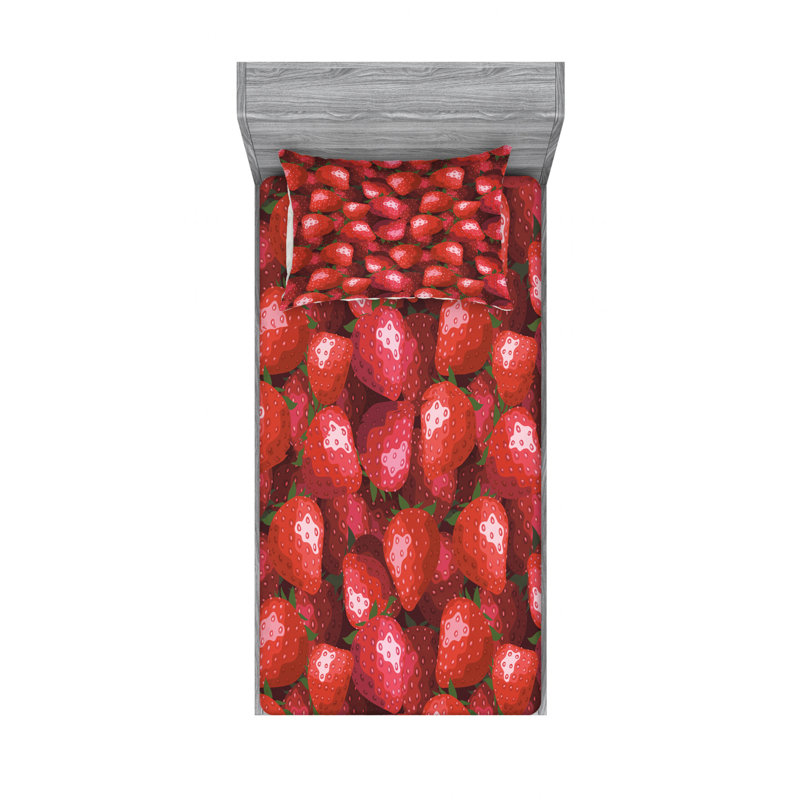 Microfiber Sheet Set, Twin Sheet Set with Fitted Sheet