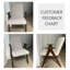 22.44" Grey Solid back arm Chair(Set of 2)