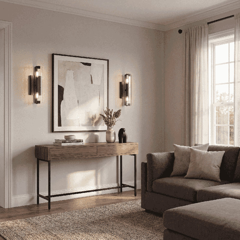 Winfield 2-Light Wall Sconce, Warm Brass