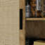 Armoire de rangement 64 po en rotin avec tablette réglable