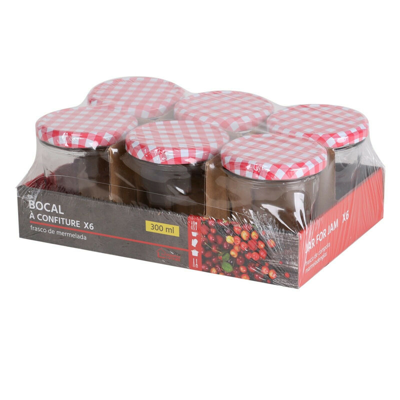 Glass Preserving Jars - Set of 6