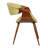 Kaleem Mid-Century Upholstered Dining Chair in Wood Finish-1262555491-1287529705