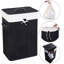 Bamboo Laundry Hamper with Handles-39849468