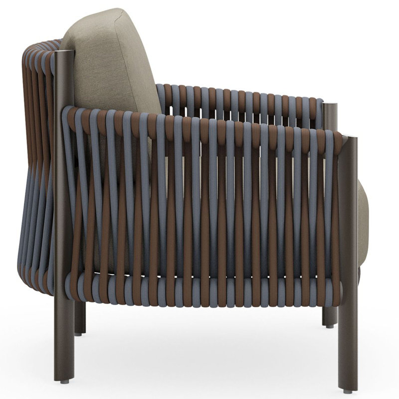 Eve Outdoor Lounge Chair, Graphite