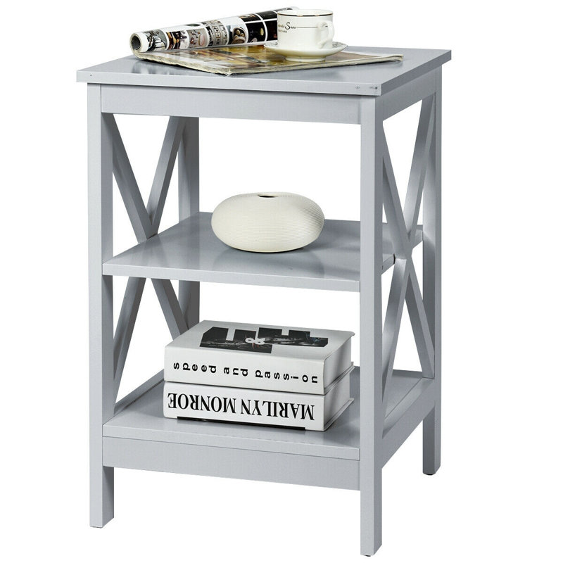 Agamjot End Table, Gray