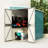 vidaXL Garden Shed (wood-like finish) Galvanized steel, metal Medium-87784595-93374798