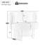 Fauteuil demi-tonneau pivotant 32 po Modern