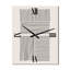 Minimal géométrique lignes et carrés IV - horloge murale abstraite en métal-1702334708