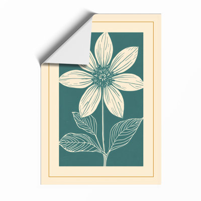 Stylized Bloom Botanical - Framed Print