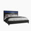 Grand lit plateforme tapissier Jacent