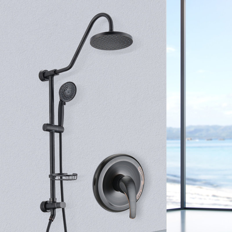 With hand shower system (including rough-in valve)
