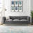 Silver Orchid Adams Channel Tufted Performance Velvet Sofa-354369573