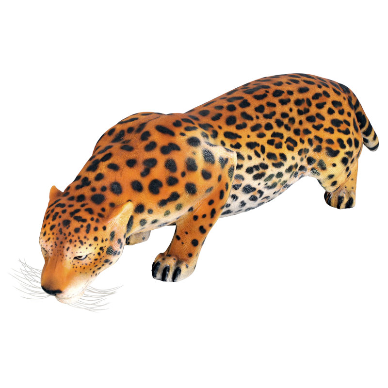 Statues jaguar prowling tacheté