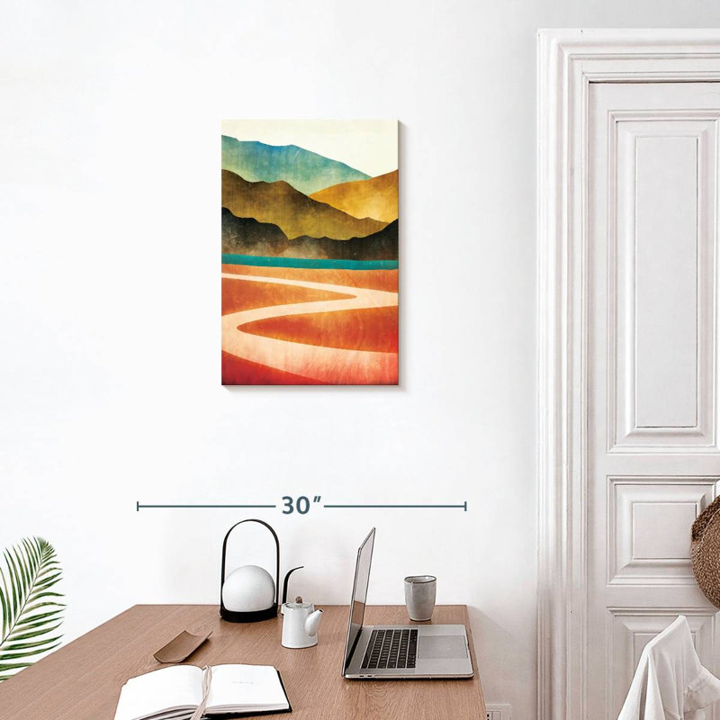 Avery Mountain Trail Abstract, 24" H x 16" W