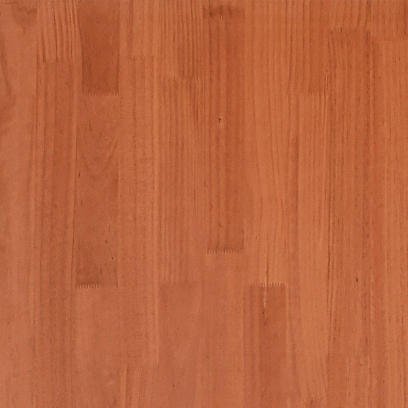 Solid Wood Storage Bed, European Kingsize (160 x 200 cm), Wax Brown