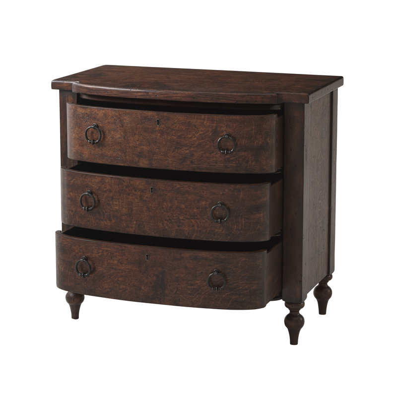 Althorp - Commode pour bistro 3 tiroirs Victory Oak - brun