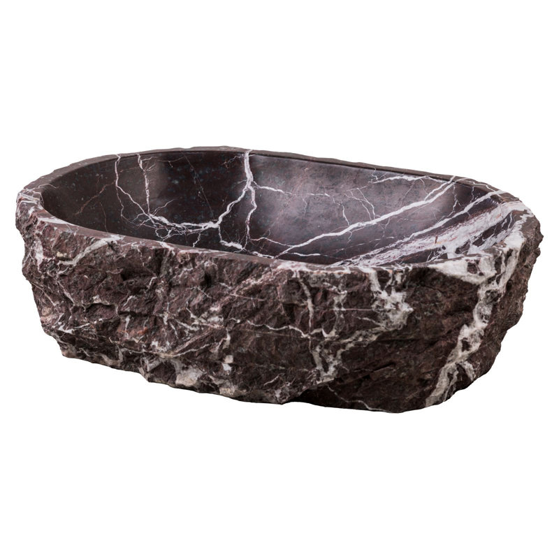 Ivy Bronx 450mm L x 330mm W Marble Oval Sink