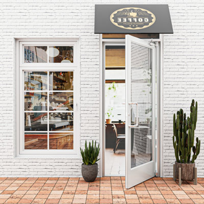 36 In. X 84 In. Right-Hand/Outswing Silver Anodized Aluminum Prehung Commercial Door
