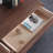 Solid Walnut TV Stand with Rounded Corners-1252201263