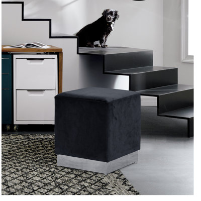 Annora Velvet Ottoman