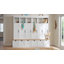 Grande armoire à chaussures avec banc, 6 tiroirs et anti-basculement