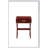 Babs Red Finish Accent Table-1586259400