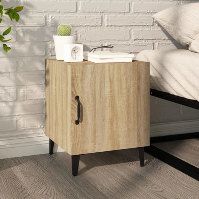 17 Stories Bedside Cabinets Engineered Wood