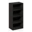 Étagère Olmeda, bibliothèque à 4 niveaux avec tablette ouverte, tablette de rangement cubique, 11 x 17 x 35 cm, pour salon, chambre, bureau, couleur espresso-115307582-139499823