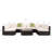 Grecia Premium All-Weather Wicker 6 - Person Patio Conversation Sets with Cushions