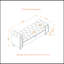 Banc de lit en velours capitonné avec rangement 64,5 po-2143219876