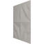 Panneau mural 3D blanc 19,7 po x 19,7 po Falkirk Ross-100140759