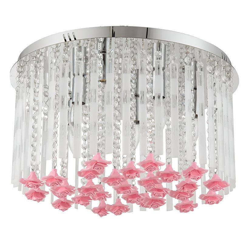 Plafonnier encastré en cristal Elegance