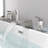 Roman Deck Waterfall Faucet with Diverter-109615872
