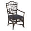Chippendale Upholstered Arm Chair-1252848210-1252848225