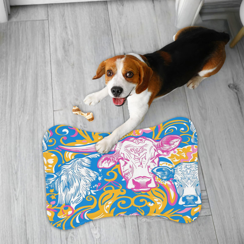 Classy Cowboy Motifs - Tapis d'alimentation en os 1 pièce