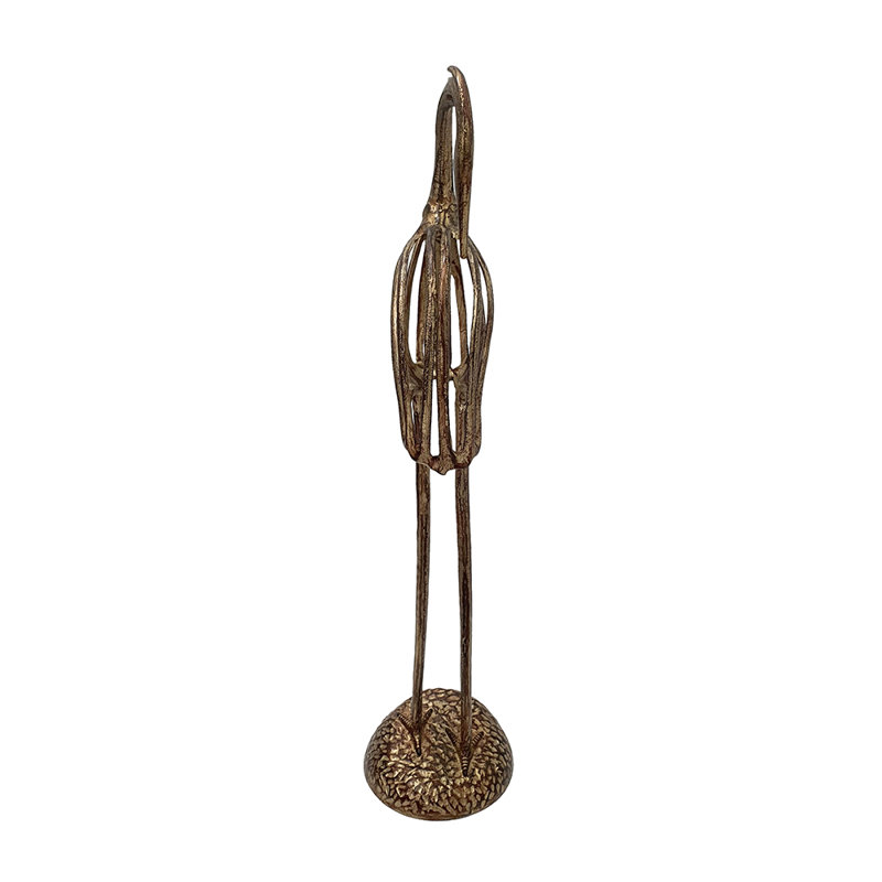Figurine de grue 10 x 8 x 35 po