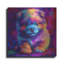  «Woof Chow Chow» par Rich Monet, art mural en métal, 36 po x 36 po-1600352232