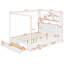 Lit plateforme à baldaquin avec tête de lit de rangement, prises USB, éclairage DEL RVB et rangement sous le lit, style moderne, chambre à coucher-1989793485-1989793486