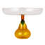 Pear Perfection Glass Food Pedestal