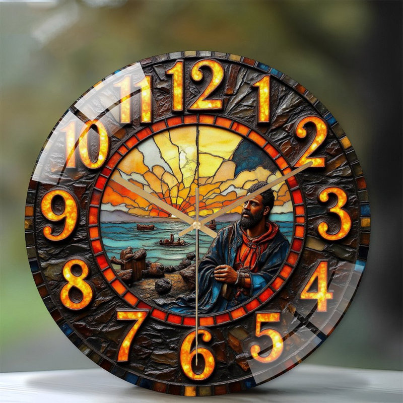 Horloge murale artisanale 12 po