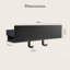Metal Wall Bathroom Shelves
