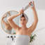 Ensemble d'enveloppement corporel et d'enveloppement pour cheveux en coton non blanchi teint en Daffy-108507321