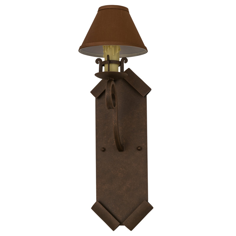 Santa Lucia Iron Candle Wall Light